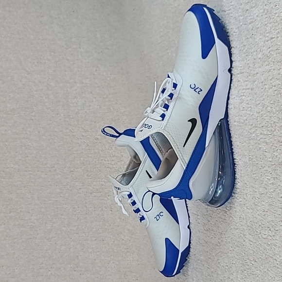 Nike Air Max 270 G Golf Shoes Blue White Men's Size 10.5 Spikeless - Picture 6 of 8